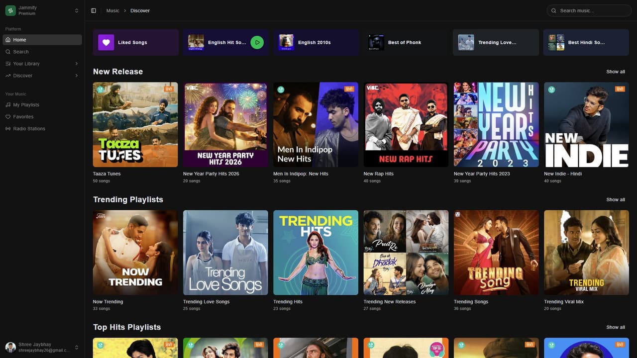 Jammify Project Preview